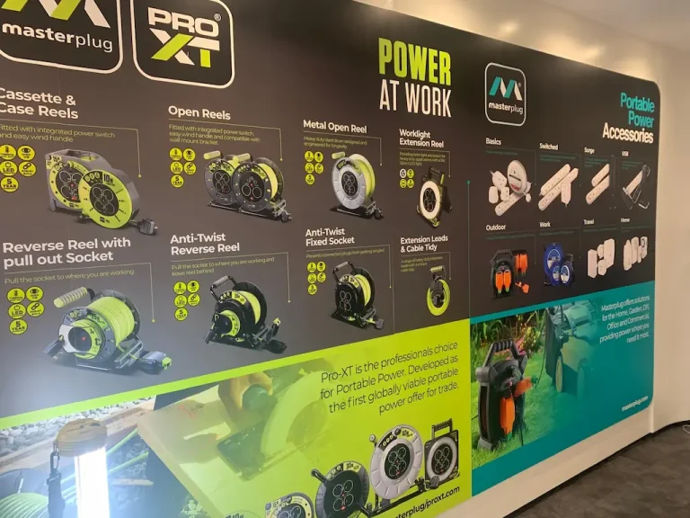 Core electrical component display wall