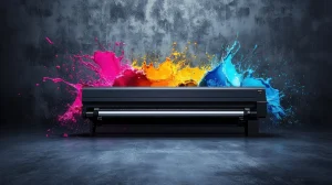 Conceptual image symbolising the future of large format printing